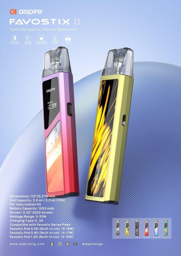 Aspire Favostix 2 xin-min Aspire Favostix 2 Pod Kit 30W chính hãng giá rẻ - màu mới