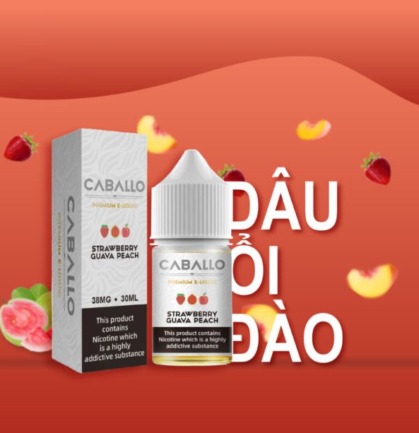 Caballo-dau-oi-dao Tinh Dầu Caballo Juice Saltnic 38/58MG (12 vị)
