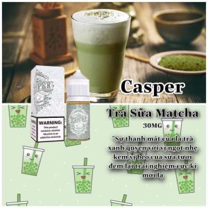 Casper mmatcha-min Tinh Dầu Casper Juice Saltnic 30/50MG - 7 Vị Ngon sứ Cờ Hoa