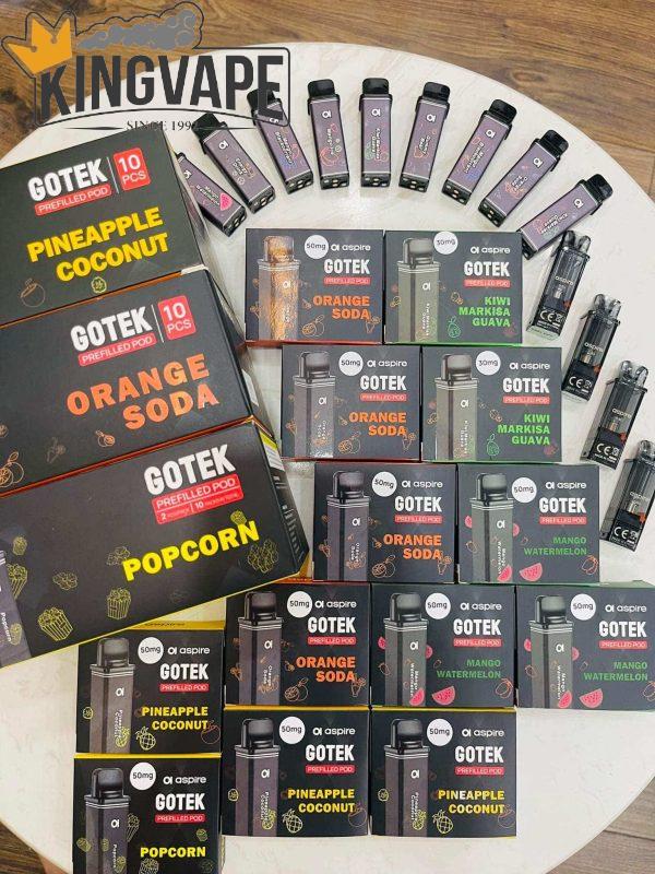 Minty Vape Đầu Vị Pod Thay Thế Aspire Gotek X, S Chính Hãng Giá Rẻ Ship toàn quốc