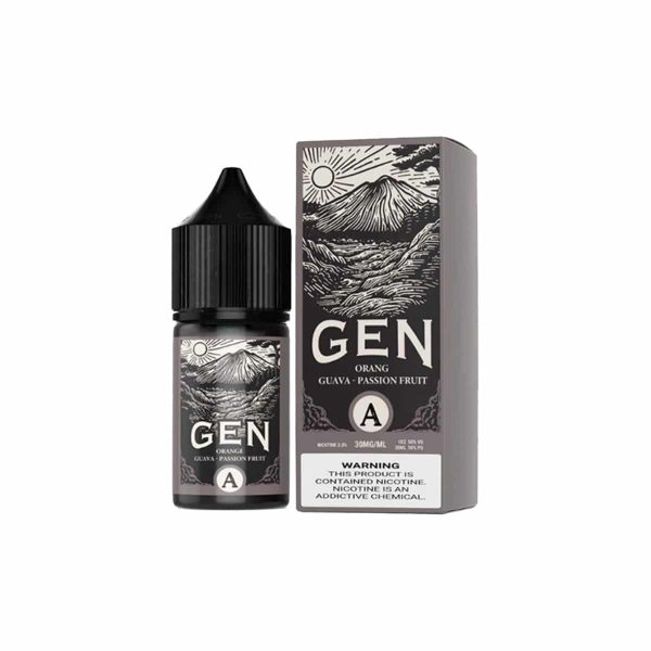 Gen-A-Cam-Oi-Chanh-Leo Tinh dầu GEN Juice 30/60MG chính Hãng - 8 vị Siêu Đỉnh