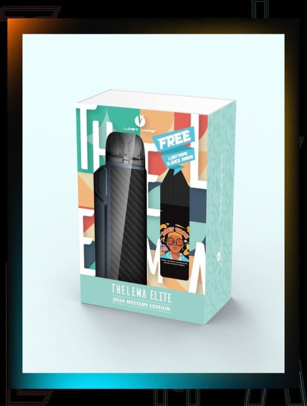 Thelema Elite 40 Pod Kit den-min Pod Kit Lost Vape Thelema Elite 40W Chính Hãng Giá Rẻ