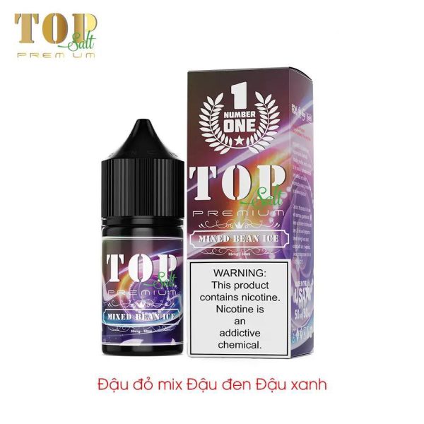 Top-Salt-Premium-Juice-Dau-do-mix-dau-den-dau-xanh Top Salt Premium Juice 35MG/55MG Chính Hãng - 25 Vị Cực chất
