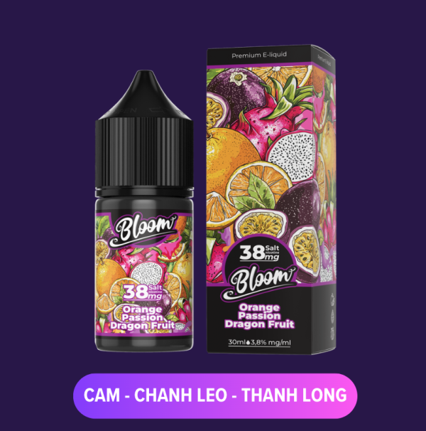 bloom juice ca m chanh leo Tinh dầu The Bloom Juice 38/58MG chính hãng giá rẻ