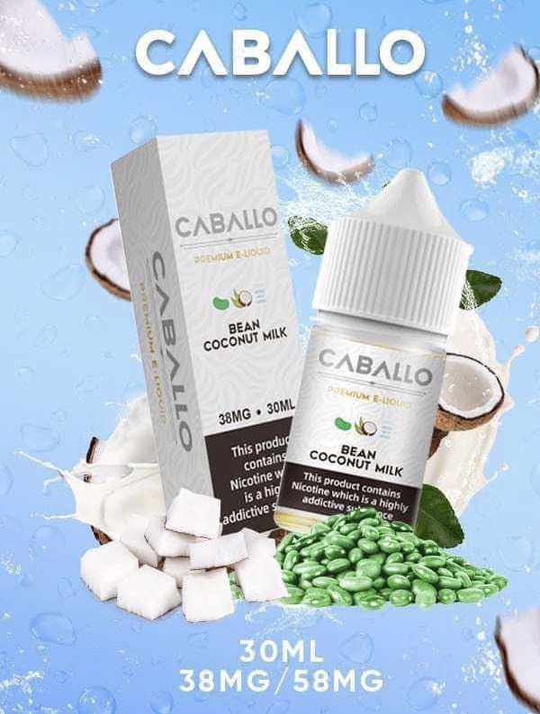 caballo dau xanh cot dua Tinh Dầu Caballo Juice Saltnic 38/58MG (12 vị)
