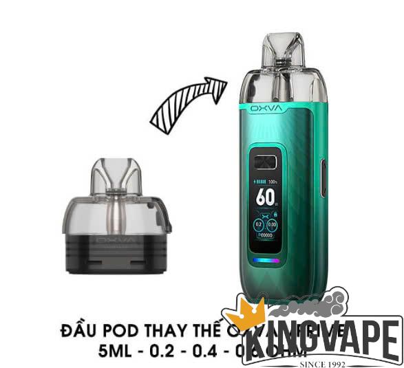 dau rong thay the Oxva Vprime chuan Đầu Pod rỗng Oxva Vprime Top Fill 0.2,0.4, 0.6 ohm chính hãng giá rẻ