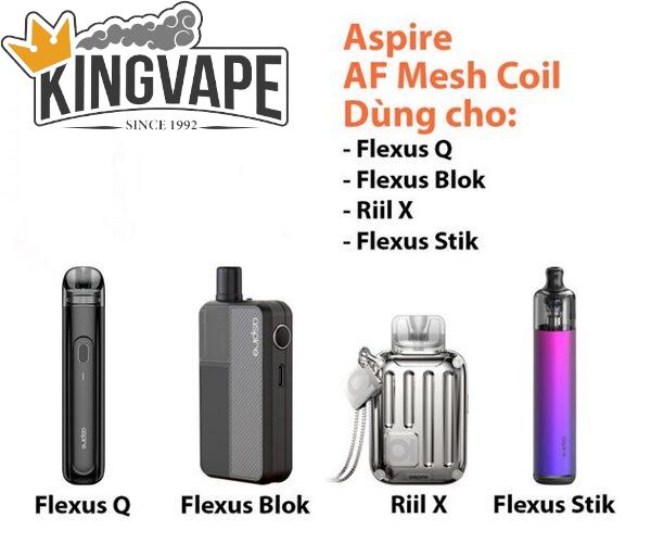 Pack Occ Aspire Riil X 0.6/1.0 ohm - Chính Hãng - Giá Rẻ