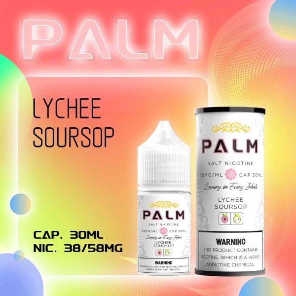 palm juice lychee-min Tinh dầu Palm Salt Juice 38/58MG chính hãng Anh Quốc giá rẻ